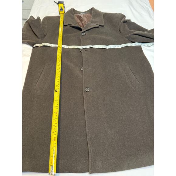 Men’s Brown classic Preppy Heritage Retro Wool/Cashmere Blend Coat Bulgaria-42R - Picture 7 of 8